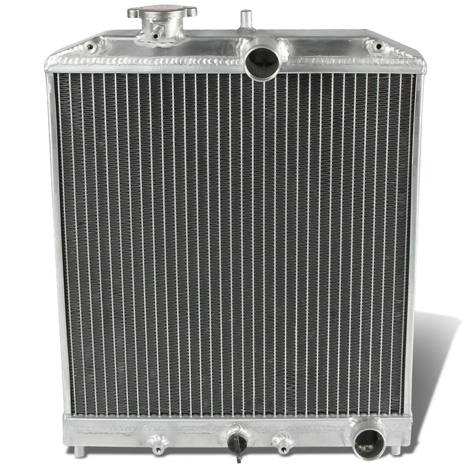 D-Motoring - Radiator - Inlet/Outlet: 1.25 / 1.25 - 2-Row - Aluminum - Honda Civic / 93-97 Del Sol / 94-01 Acura Integra - 4