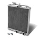 D-Motoring - Radiator - Inlet/Outlet: 1.25 / 1.25 - 2-Row - Aluminum - 92-00 Honda Civic / 93-97 Del Sol / 94-01 Acura Integra - 1
