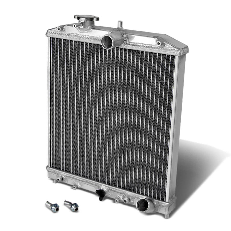 D-Motoring - Radiator - Inlet/Outlet: 1.25 / 1.25 - 2-Row - Aluminum - 92-00 Honda Civic / 93-97 Del Sol / 94-01 Acura Integra - 1