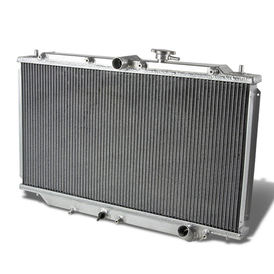 D-Motoring - Radiator - Inlet/Outlet: 1.250 / 1.250 - 3-Row - Aluminum - Prelude / 90-93 Accord - 1