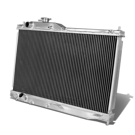 D-Motoring - Radiator - Inlet/Outlet: 1.25 / 1.25 - 2-Row - Aluminum - 00-09 Honda S2000 - 1