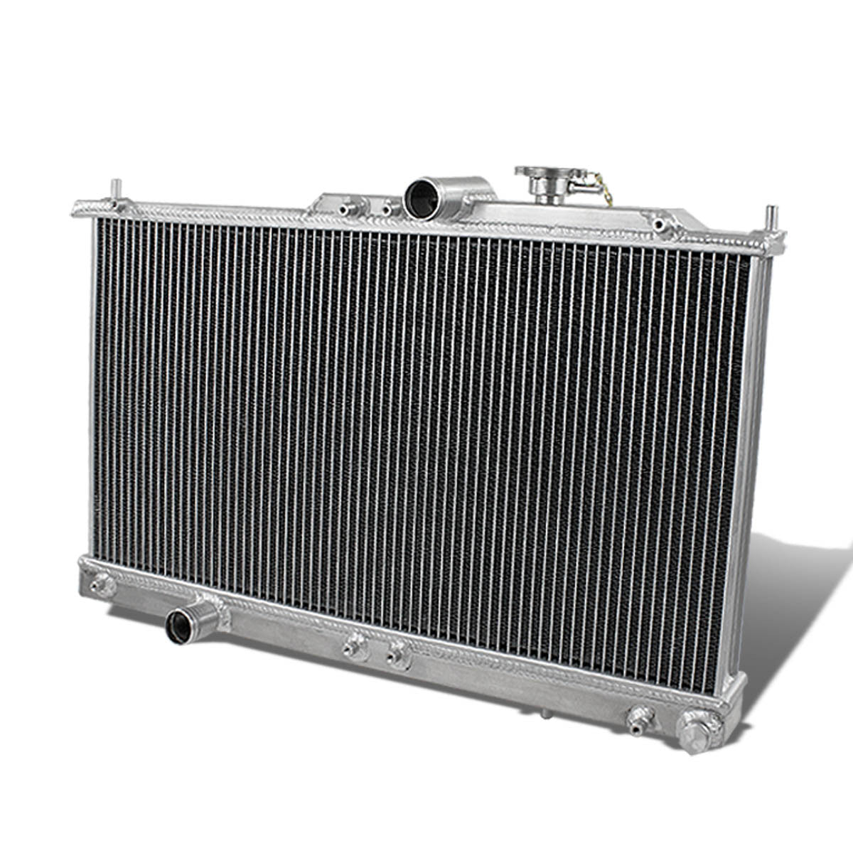 D-Motoring - Radiator - Inlet/Outlet: 1.375 / 1.375 - 2-Row - Aluminum - Mitshubishi Eclipse GT/GTS / 01-06 Sebring / Stratus 01-06 MT - 1
