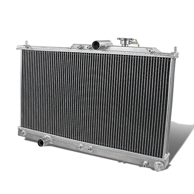 D-Motoring - Radiator - Inlet/Outlet: 1.375 / 1.375 - 2-Row - Aluminum - Mitshubishi Eclipse GT/GTS / 01-06 Sebring / Stratus 01-06 MT - 1