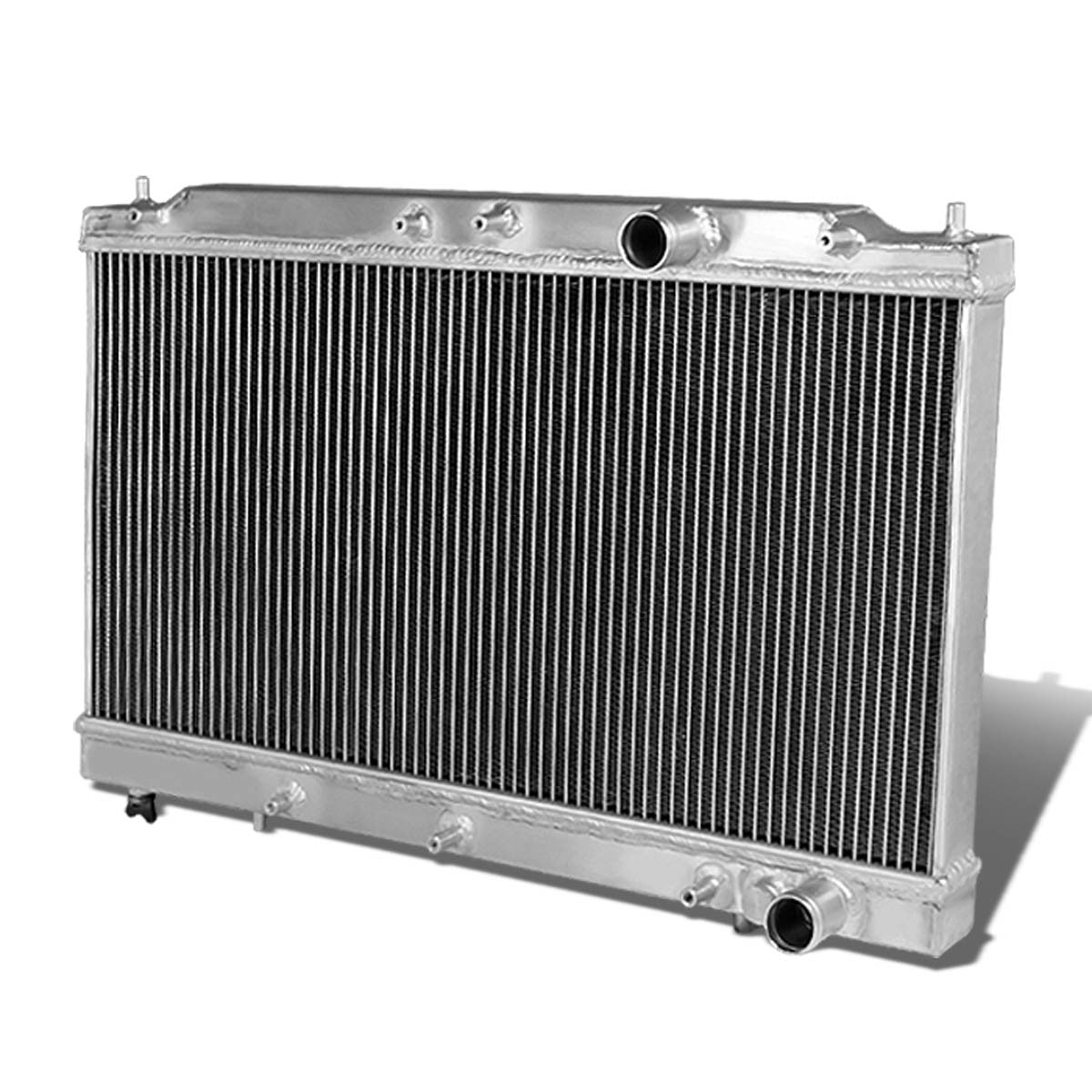 D-Motoring - Radiator - Inlet/Outlet: 1.50 / 1.50 - 2-Row - Aluminum - 90-94 MIT Eclipse/Talon/Laser - 1