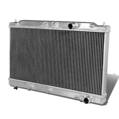 D-Motoring - Radiator - Inlet/Outlet: 1.50 / 1.50 - 2-Row - Aluminum - 90-94 MIT Eclipse/Talon/Laser - 1