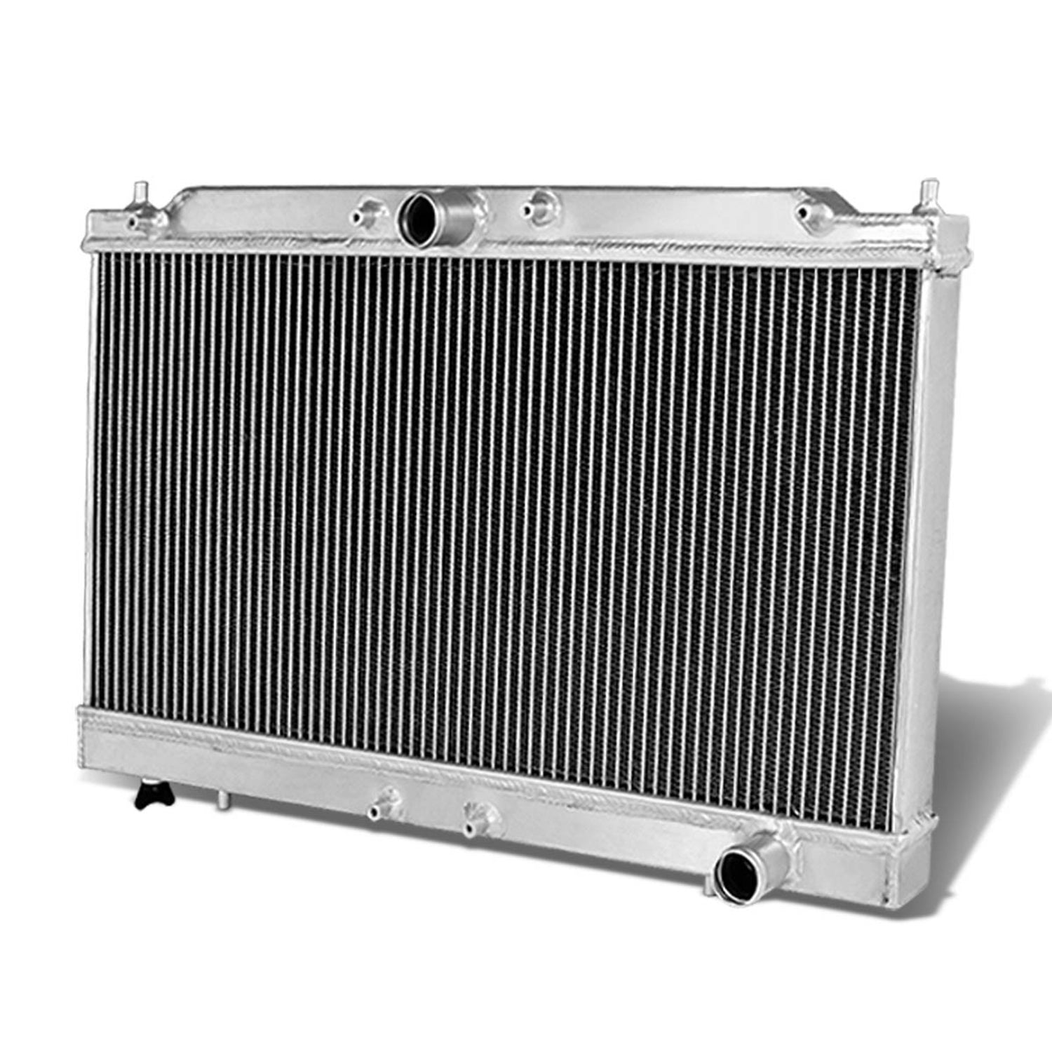 D-Motoring - Radiator - Inlet/Outlet: 1.50 / 1.50 - 3-Row - Aluminum - 95-99 MIT Eclipse/95-98 Talon - 1