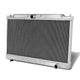 D-Motoring - Radiator - Inlet/Outlet: 1.50 / 1.50 - 3-Row - Aluminum - 95-99 MIT Eclipse/95-98 Talon - 1