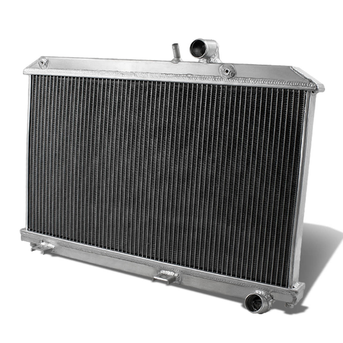 D-Motoring - Radiator - Inlet/Outlet: 1.375 / 1.375 - 2-Row - Aluminum - Mazida RX-8/RX8 SE3P JMZSE 13B-MSP - 1