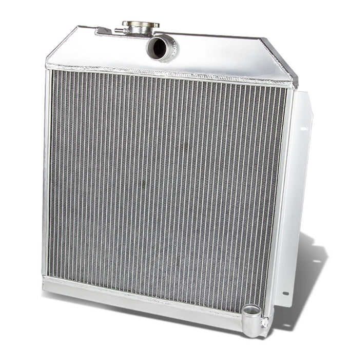 D-Motoring - Radiator - Inlet/Outlet: 1.50 / 1.25 - 2-Row - Aluminum - Plymouth/Chrysler/Dodge Coupe/Sedan 6CYL MT - 1
