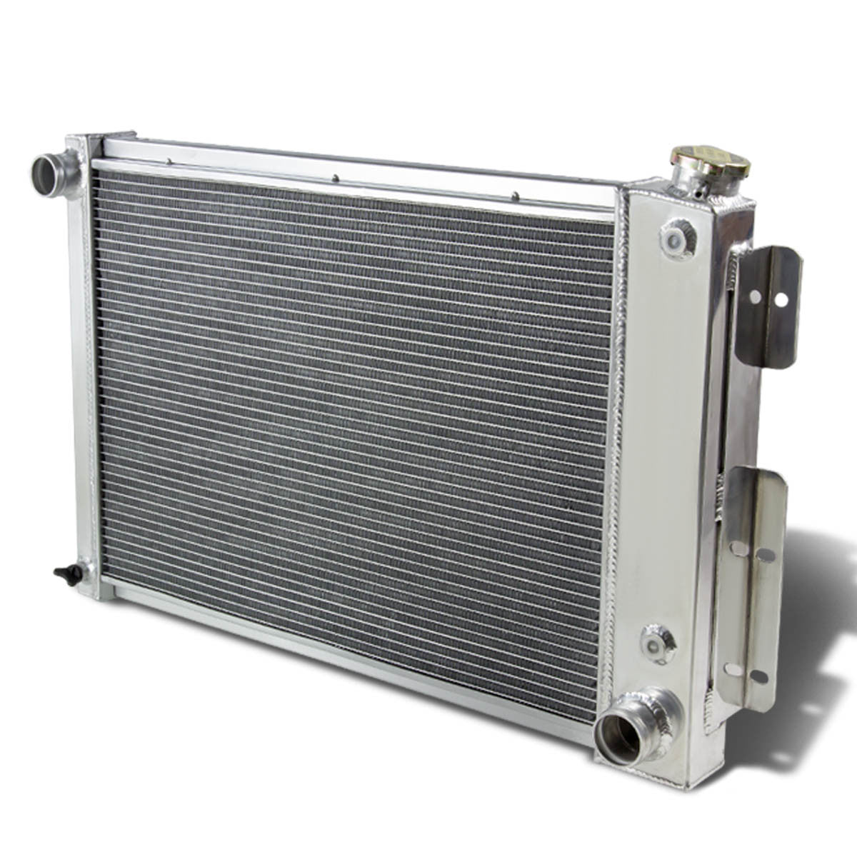 D-Motoring - Radiator - Inlet/Outlet: 1.625 / 1.750 - 3-Row - Aluminum - Chevy Camaro/Firebird T/A 5.3L-5.7L V8 - 1