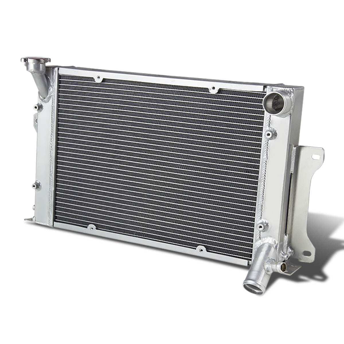 D-Motoring - Radiator - Inlet/Outlet: 1.50 / 1.50 - 3-Row - Aluminum - 71-74 Mazida RX-2/RX2 Capella S122A - 1