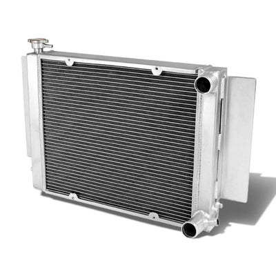 D-Motoring - Radiator - Inlet/Outlet: 1.75 / 1.75 - 3-Row - Aluminum - Mazida RX-7/RX7 SA/FB S1 S2 S3 - 1