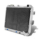 D-Motoring - Radiator - Inlet/Outlet: 1.50 / 1.50 - 3-Row - Aluminum - Mazida RX-7/RX7 FB/SA GSL-SE 12A/13B - 1