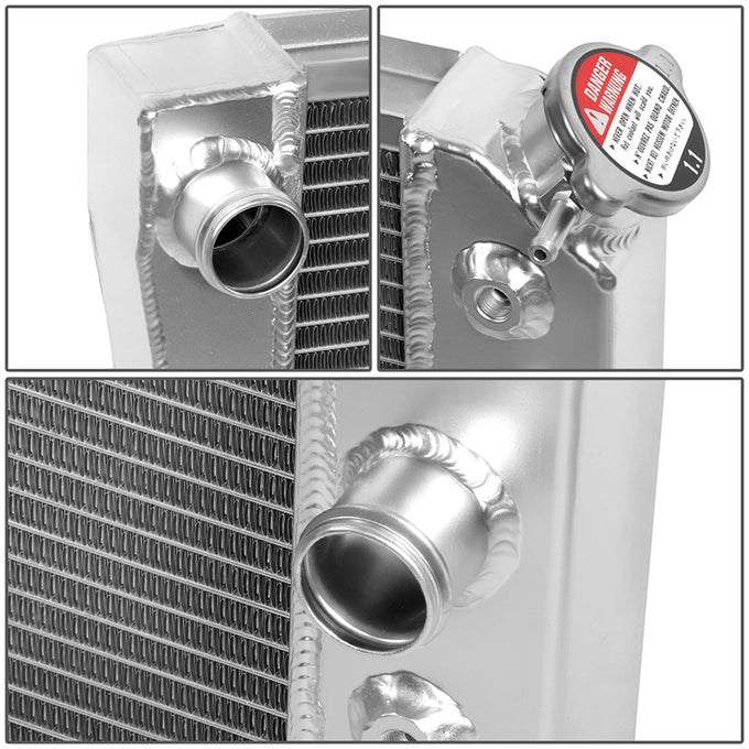 Performance 3-Rows Core Full Aluminum Radiator<br>82-02 Chevy S10 Blazer 84-90 Corvette V8
