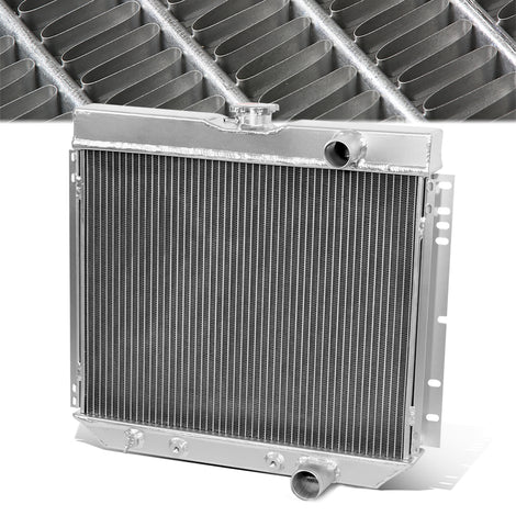 Performance 3-Rows Core Full Aluminum Radiator<br>67-69 Ford Mustang 67-68 Mercury Cougar XR7