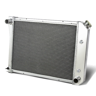 D-Motoring - Radiator - Inlet/Outlet: 1.50 / 1.75 - 3-Row - Aluminum - Chevy Small Block SBC L6/V6 (SAME AS RA-Nova68-3) - 1