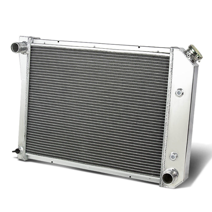 D-Motoring - Radiator - Inlet/Outlet: 1.50 / 1.75 - 3-Row - Aluminum - Chevy Small Block SBC L6/V6 (SAME AS RA-Nova68-3) - 1