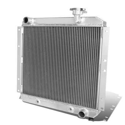 D-Motoring - Radiator - Inlet/Outlet: 1.5 / 1.5 - 3-Row - Aluminum - 70-80 Toyota Land Cruiser - 1