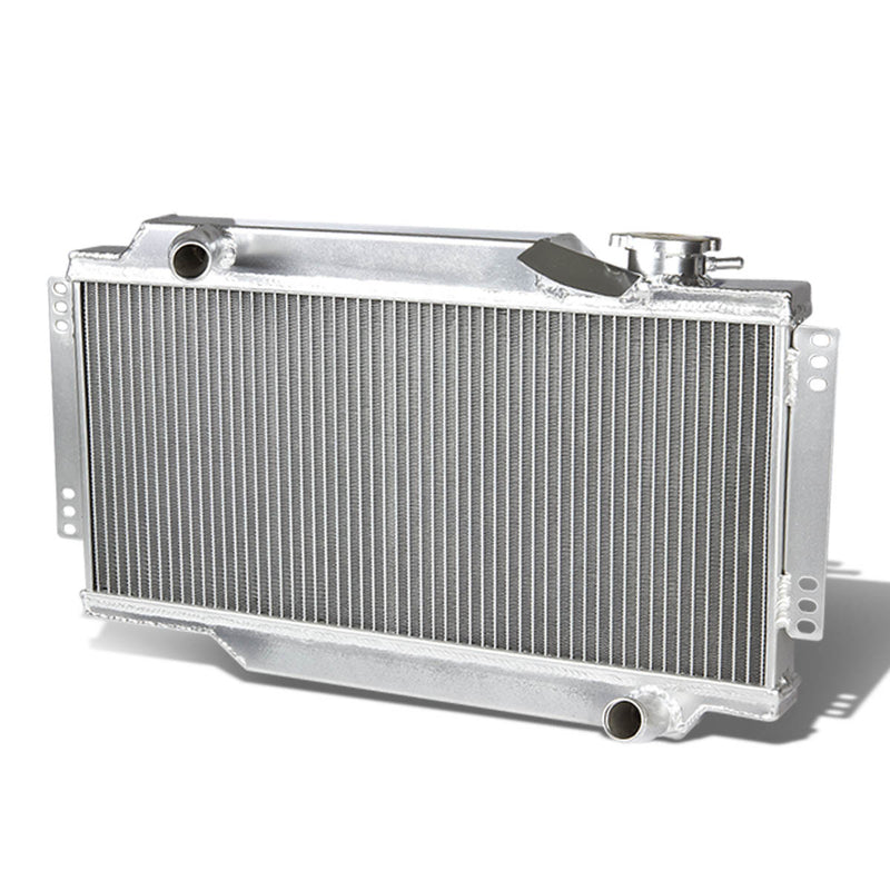 D-Motoring - Radiator - Inlet/Outlet: 1.125 / 1.250 - 2-Row - Aluminum - Triumph Spitfire Mark III/IV/1500 - MT - 1