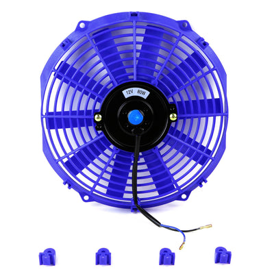 D-Motoring - Radiator Fan - 12 in. - Blue - 2