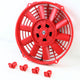 D-Motoring - Radiator Fans - 9 in. - Red - Pack of 2 - 3