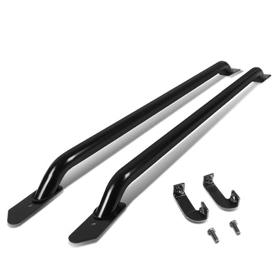 D-Motoring - Truck Bed Rails - 58 in. - Adjustable Mounting Plate - Polished - Chevy Silverado 1500 / 2500 / 3500 / GMC Sierra 1500 / 2500 / 3500 HD - 7