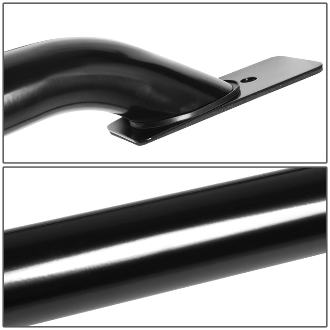 D-Motoring - Truck Bed Rails - 71 in. - Adjustable Mounting Plate - Matte - Chevy GMC C/K 1500 / 2500 / 3500 - 3