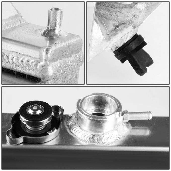 D-Motoring - Radiator & Fan Shroud Kit - 1.25 in.Inlet - 1.25 in.Outlet - 26.50 in. x 16.50 in. x 2.00 in.Overall Size - 2-Row - 90-93 Acura Integra - 2