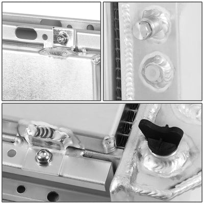D-Motoring - Radiator & Fan Shroud Kit - 1.25 in.Inlet - 1.50 in.Outlet - 30.75 in. x 18.75 in. x 6 in.Overall Size - 3-Row - 82-92 Camaro/Firebird Trans AM V8 - 2