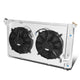 D-Motoring - Radiator & Fan Shroud Kit - 1.50 in.Inlet - 1.50 in.Outlet - 32.625 in. x 18.375 in. x 2.750 in.Overall Size - 3-Row - 73-76 Chevy Corvette V8 MT - 1