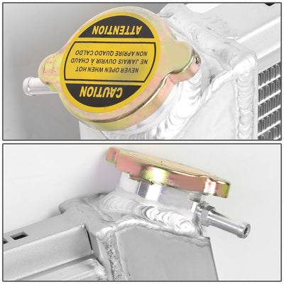 D-Motoring - Radiator & Fan Shroud Kit - 1.50 in.Inlet - 1.50 in.Outlet - 32.625 in. x 18.375 in. x 2.750 in.Overall Size - 3-Row - 73-76 Chevy Corvette V8 MT - 4