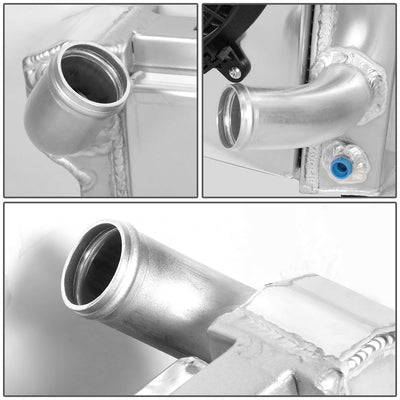 D-Motoring - Radiator & Fan Shroud Kit - 1.50 in.Inlet - 1.50 in.Outlet - 32.625 in. x 18.375 in. x 2.750 in.Overall Size - 3-Row - 73-76 Chevy Corvette V8 MT - 2