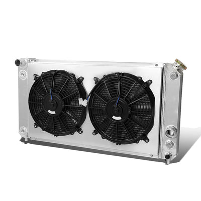 D-Motoring - Radiator & Fan Shroud Kit - 1.50 in.Inlet - 1.75?âââ‚?Outlet - 3-Row - Chevy Blazer/S10 GMC Sonoma/Jimmy - 1