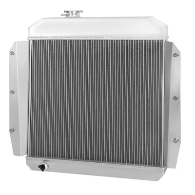D-Motoring - Radiator & Fan Shroud Kit - 1.50 in.Inlet - 1.75 in.Outlet - 28 in. x 25 in. x 6.625 in.Overall Size - 3-Row - Chevy/GMC 100/150 Truck L6/V8 - 2