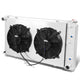 D-Motoring - Radiator & Fan Shroud Kit - 1.50 in.Inlet - 1.625 in.Outlet - 33.5 in. x 21.00 in. x 2.50 in.Overall Size - 3-Row - Buick / Cadillac / Chevrolet / GMC / Oldsmobile / Plymouth / Pontiac - 1