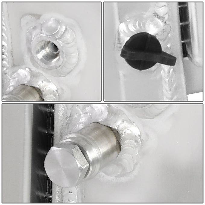 D-Motoring - Radiator & Fan Shroud Kit - 1.625 in.Inlet - 1.75 in.Outlet - 33 in. x 18.375 in. x 6 in.Overall Size - 3-Row - 67-72 Chevy / GM C/K Series Pickup - 2