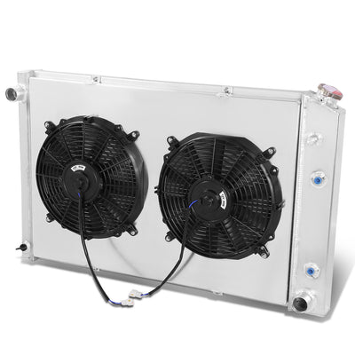 D-Motoring - Radiator & Fan Shroud Kit - 1.50 in.Inlet - 1.75?aa€?Outlet - 33.50 in. x 21.00 in. x 2.75 in.Overall Size - 2-Row - 81-86 Chevy C/K-Series - 1