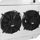 D-Motoring - Radiator & Fan Shroud Kit - 1.75 in.Inlet - 2.00 in.Outlet - 30.00 in. x 25.00 in. x 2.50 in.Overall Size - 2-Row - Ford F-100/F-150/F-250 / F-100/F-150/F-250 Pickup - 3