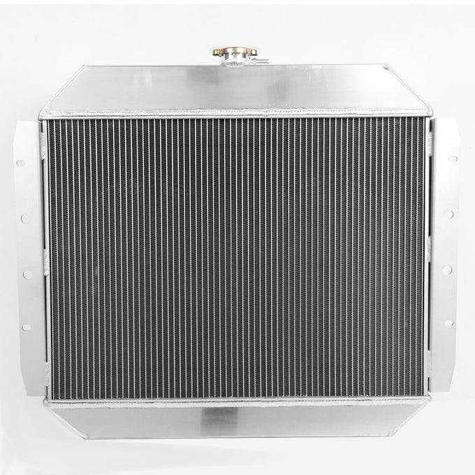 D-Motoring - Radiator & Fan Shroud Kit - 1.75 in.Inlet - 2.00 in.Outlet - 30.00 in. x 25.00 in. x 2.50 in.Overall Size - 2-Row - Ford F-100/F-150/F-250 / F-100/F-150/F-250 Pickup - 4