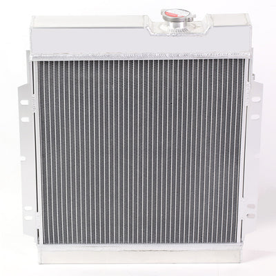 D-Motoring - Radiator & Fan Shroud Kit - 1.50 in.Inlet - 1.75 in.Outlet - 18.75 in. x 21.25 in. x 3.00 in.Overall Size - 3-Row - 64-66 Ford Mustang Pony - 2