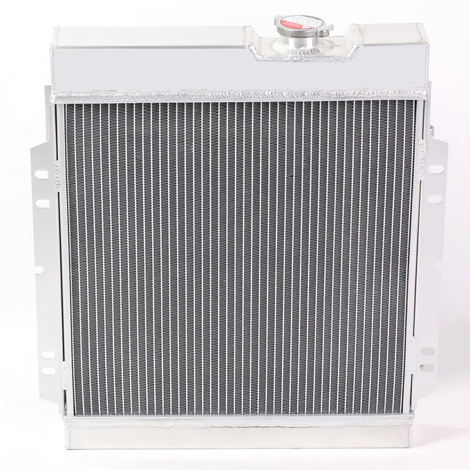 D-Motoring - Radiator & Fan Shroud Kit - 1.50 in.Inlet - 1.75 in.Outlet - 18.75 in. x 21.25 in. x 3.00 in.Overall Size - 3-Row - 64-66 Ford Mustang Pony - 2