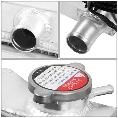 D-Motoring - Radiator & Fan Shroud Kit - 1.50 in.Inlet - 1.75 in.Outlet - 25.50 in. x 21.00 in. x 2.75 in.Overall Size - 3-Row - 67-70 Mustang/Cougar V8 - 4