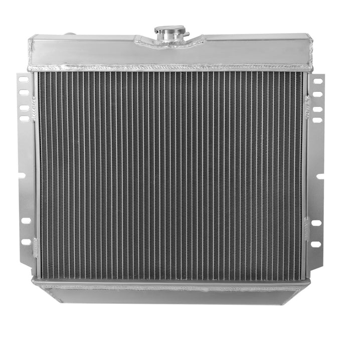 D-Motoring - Radiator & Fan Shroud Kit - 1.50 in.Inlet - 1.50 in.Outlet - 22.25 in. x 20.25 in. x 3.00 in.Overall Size - 3-Row - 69-70 Ford Mustang V8 - 2