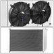 D-Motoring - Radiator & Fan Shroud Kit - 1.25 in.Inlet - 1.25 in.Outlet - 29.25 in. x 19 in. x 2.00 in.Overall Size - 3-Row - 79-93 Mustang Fox - 3
