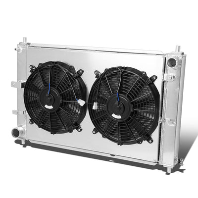 D-Motoring - Radiator & Fan Shroud Kit - 1.50 in.Inlet - 1.75?âââ‚?Outlet - 30 in. x 18.25 in. x 2.5 in.Overall Size - 3-Row - 97-04 Ford Mustang MT - 1