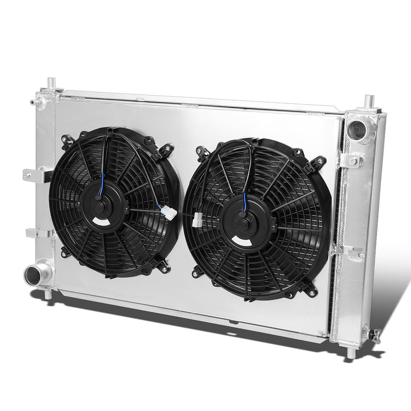D-Motoring - Radiator & Fan Shroud Kit - 1.50 in.Inlet - 1.75?âââ‚?Outlet - 30 in. x 18.25 in. x 2.5 in.Overall Size - 3-Row - 97-04 Ford Mustang MT - 1