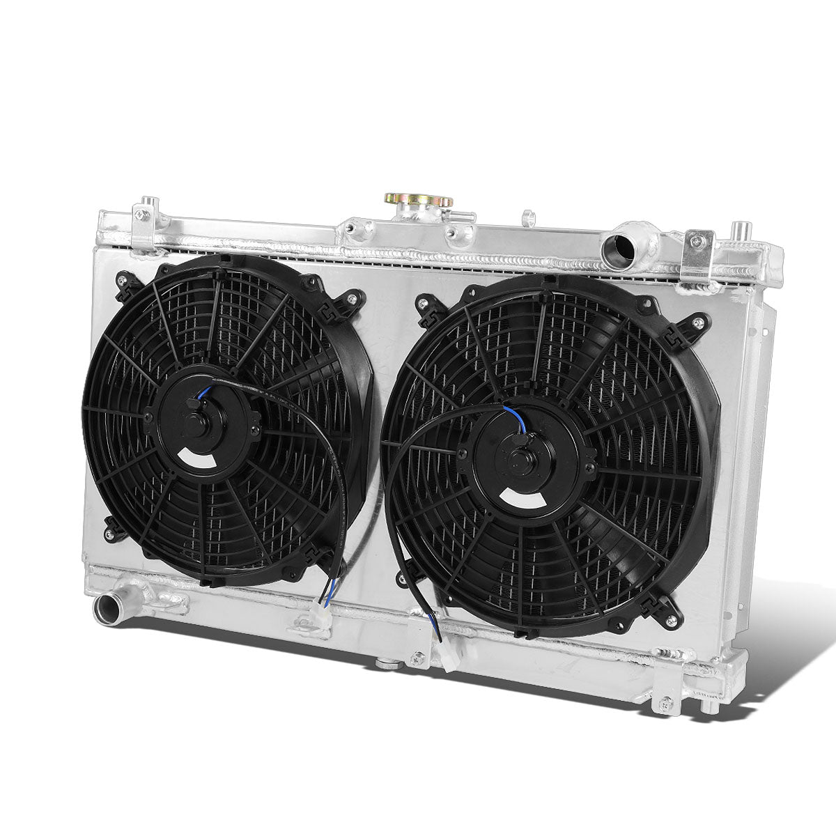 D-Motoring - Radiator & Fan Shroud Kit - 1.25 in.Inlet - 1.25 in.Outlet - 26.25 in. x 16.25 in. x 2.50 in.Overall Size - 2-Row - 98-05 Mazda Miata MX-5 - 1