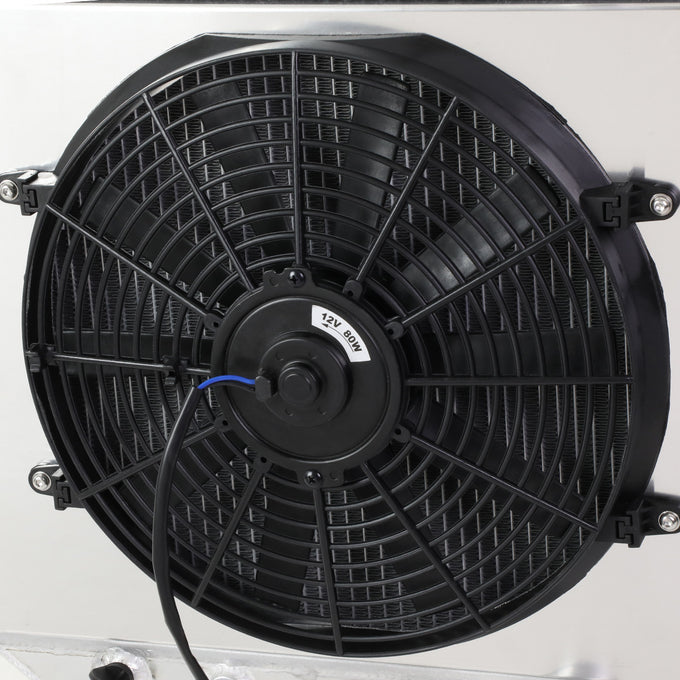 D-Motoring - Radiator & Fan Shroud Kit - 1.50 in.Inlet - 1.75 in.Outlet - 22.25 in. x 20.25 in. x 3.00 in.Overall Size - 3-Row - 67-70 Ford Mustang/Falcon - 3