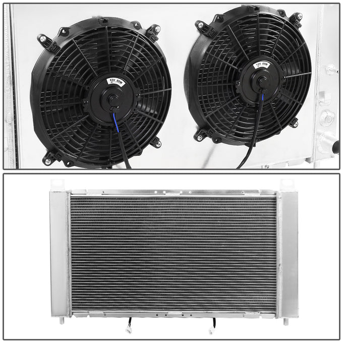 D-Motoring - Radiator & Fan Shroud Kit - 1.25 in.Inlet - 1.50 in.Outlet - 34.00 in. x 19.00 in. x 2.25 in.Overall Size - 2-Row - 00-06 GMC Sierra/Yukon - 3