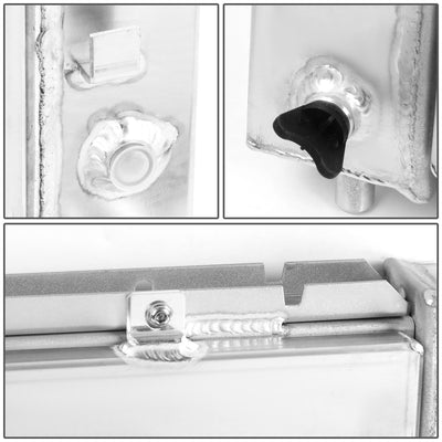 D-Motoring - Radiator & Fan Shroud Kit - 1.25 in.Inlet - 1.50 in.Outlet - 34.00 in. x 19.00 in. x 2.25 in.Overall Size - 2-Row - 00-06 GMC Sierra/Yukon - 4
